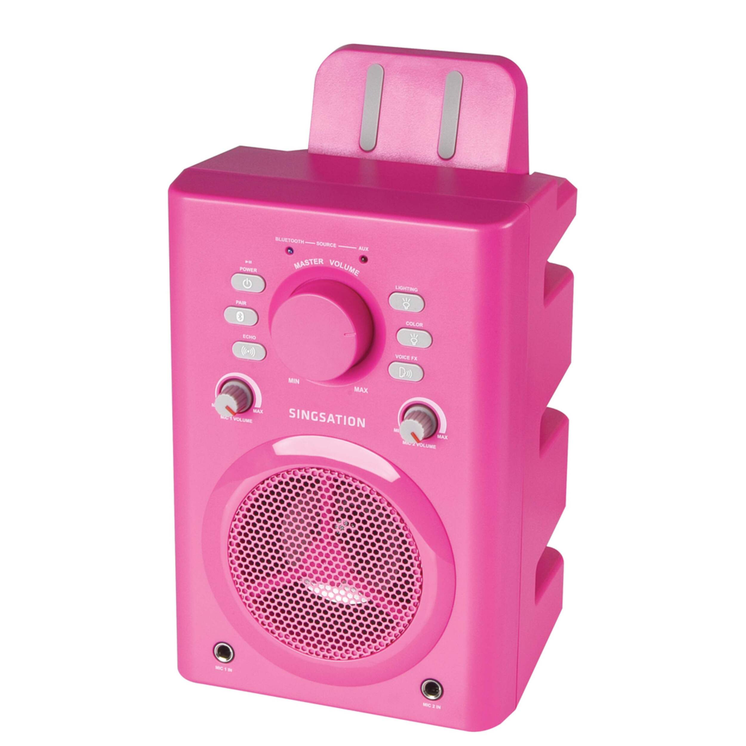 Singsation Classic Bluetooth Karaoke Machine, Pink Canadian Tire