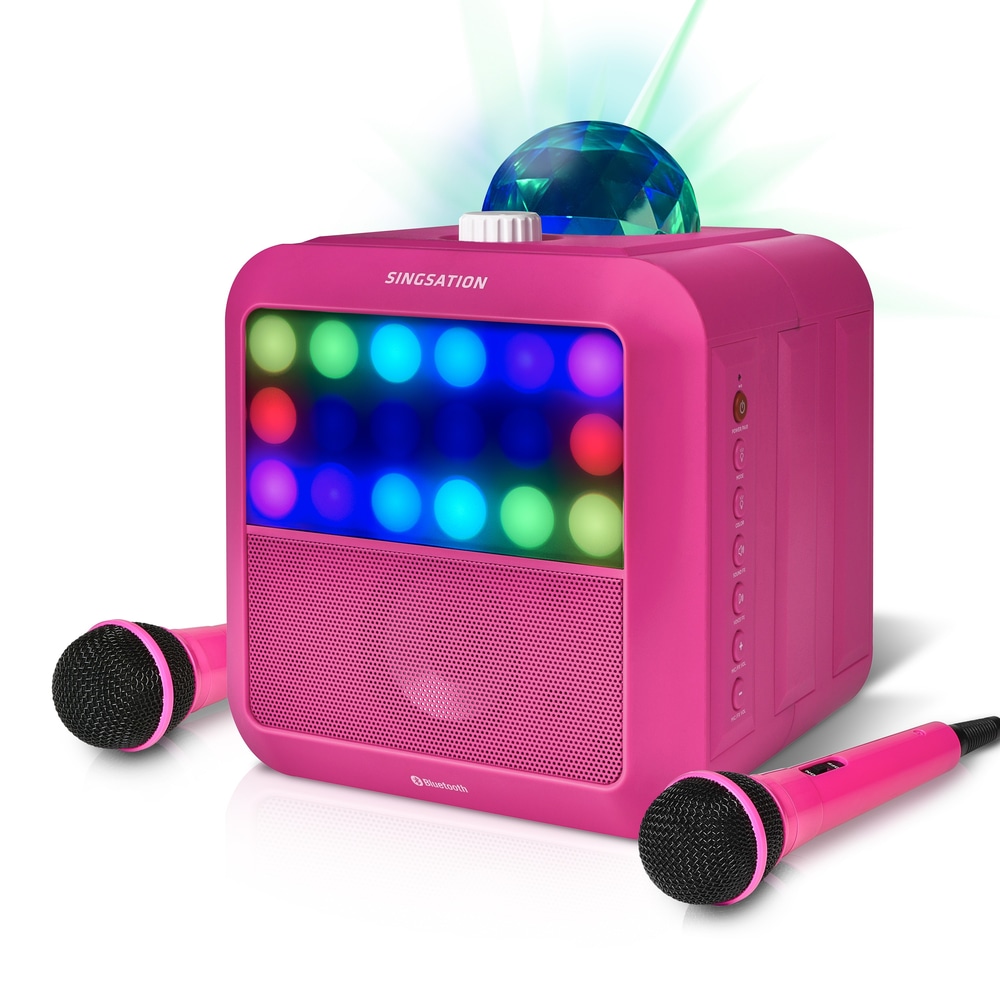 Karaoké Bluetooth portatif Singstation Star Burst avec microphones et