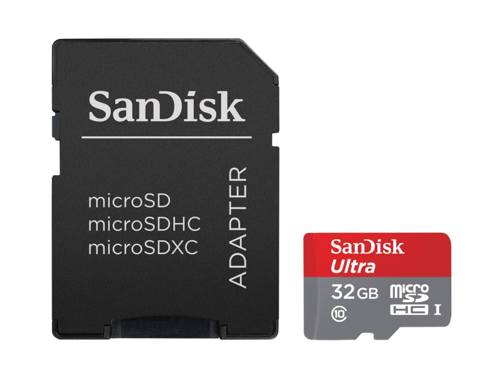 Carte mémoire Micro SDHC SANDISK, 32Go, adaptateur - - Super U, Hyper U, U  Express 