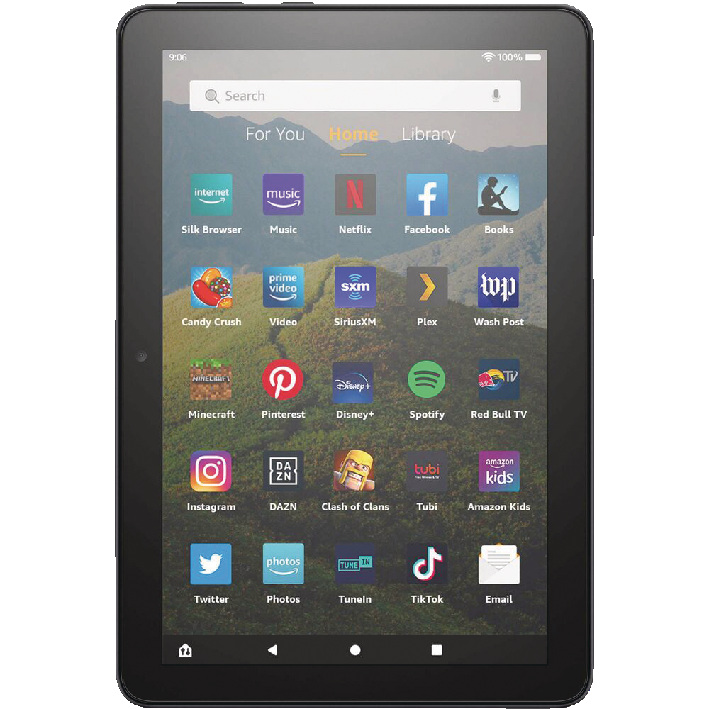 Amazon Fire 32GB HD Tablet, Black, 8-in