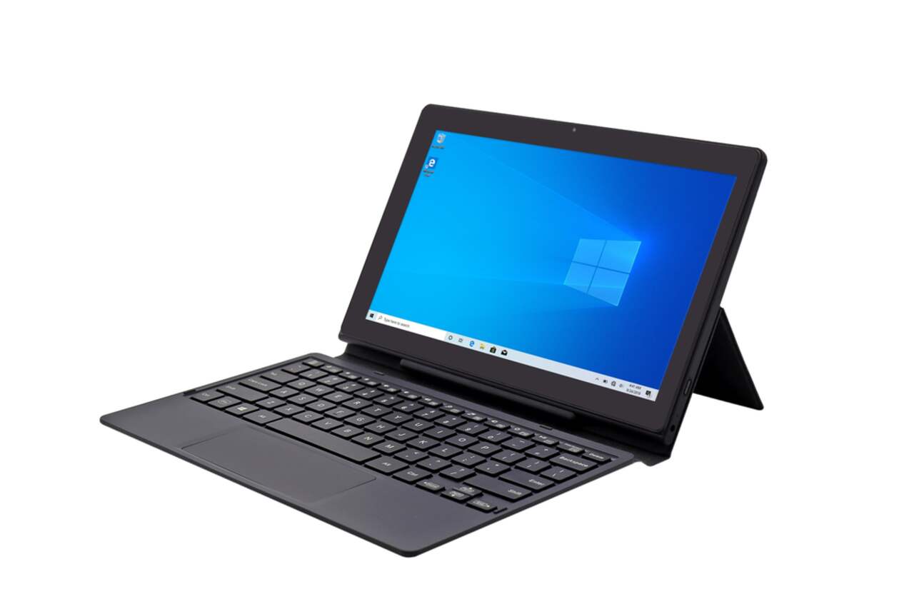 Tablette 64 go HD 2-en-1 Venturer Windows 10 avec clavier, noir/gris, 11,6  po