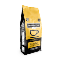 Second Cup Paradiso Medium Roast Ground Coffee, 312g Front_Three_Fourths_Angled_Right
