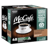 McCafe Premium Medium Dark Roast, K-Cup Coffee Pods, 516-g, 48-pk