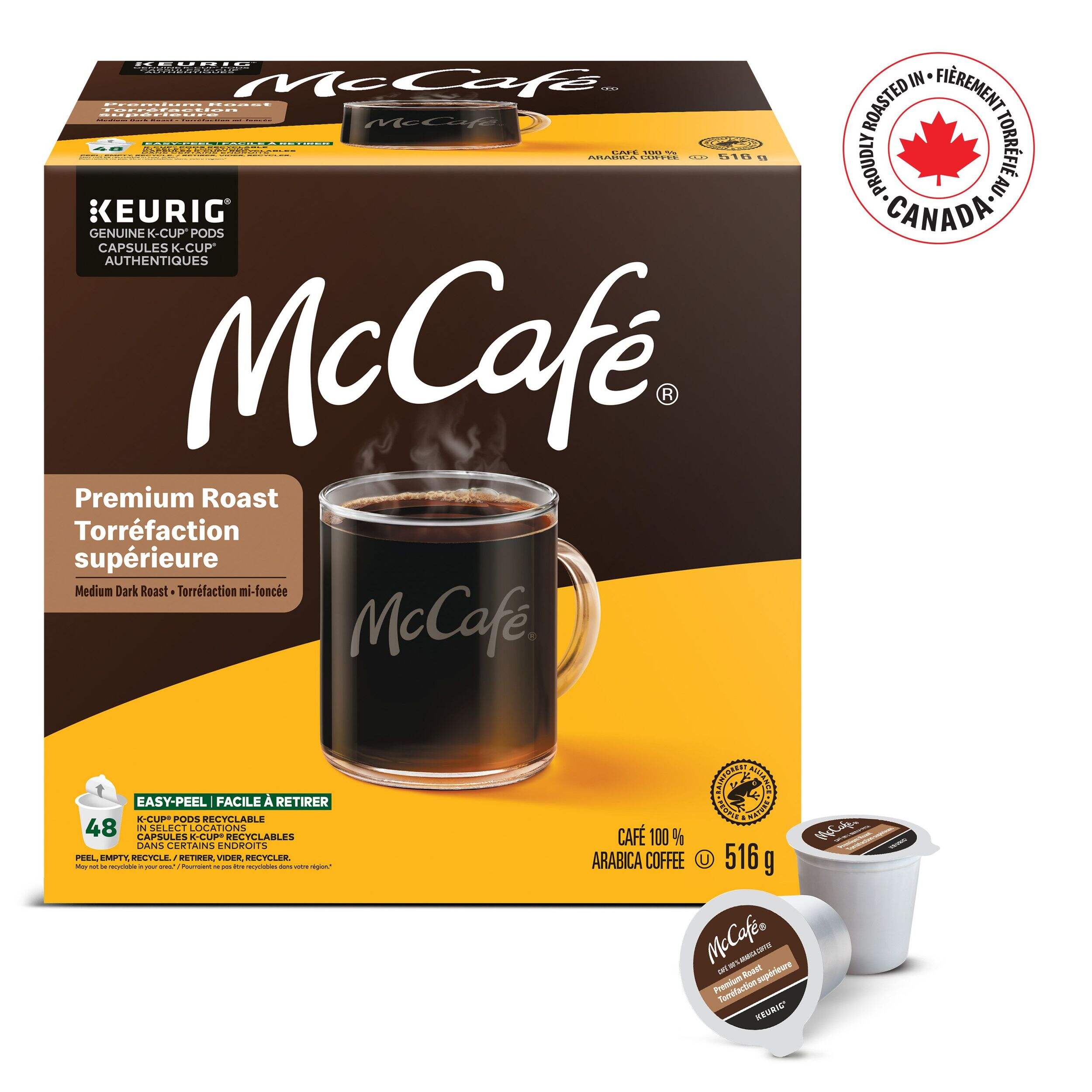 Dosettes de café K-Cup McCafé torréfaction supérieure mi-noir, 516 g, paq. 48 Front_Elevated