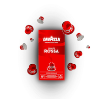 Lavazza Rossa Medium Roast, Nespresso Compatible Capsules, 50-g, 10-pk Composite_or_Mixed