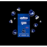 Lavazza Crema Gustos Medium Roast, Nespresso Compatible Capsules, 50-g, 10-pk
