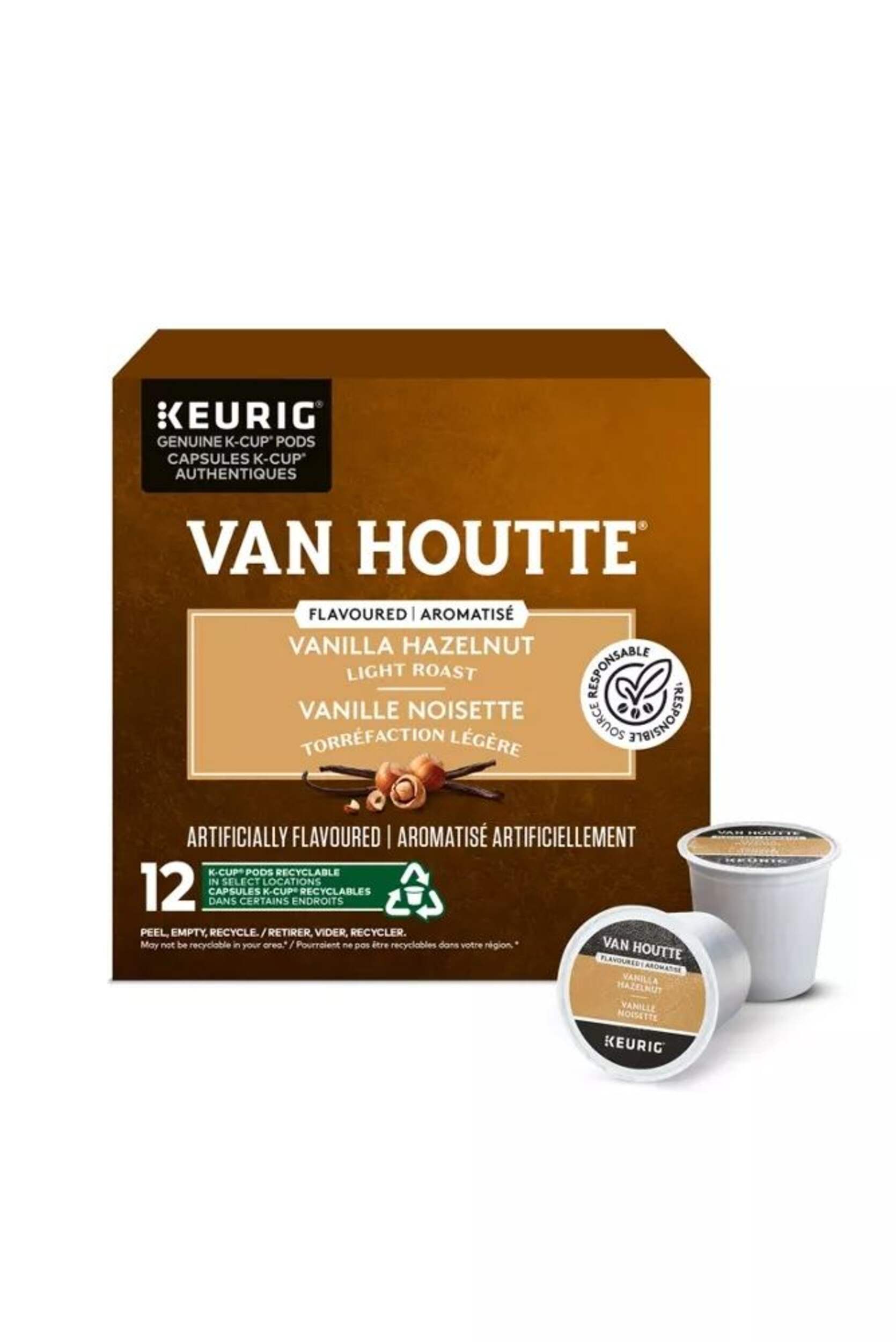 Van Houtte Vanilla Hazelnut, K-Cup Pods, 12-pk Front_Elevated
