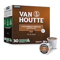 Van Houtte Colombian Medium, K-Cup Pods, 30-pk Front_Three_Fourths_Angled_Right