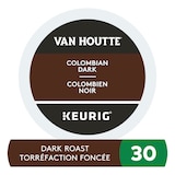 Van Houtte Colombian Dark, K-Cup Pods, 30-pk Overhead_Flat