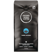 Grain entier Kicking Horse Coffee Three Sisters torréfaction moyenne, 454 g