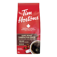 Tim Hortons Dark Roast Ground Coffee, 652-g Front_Flat