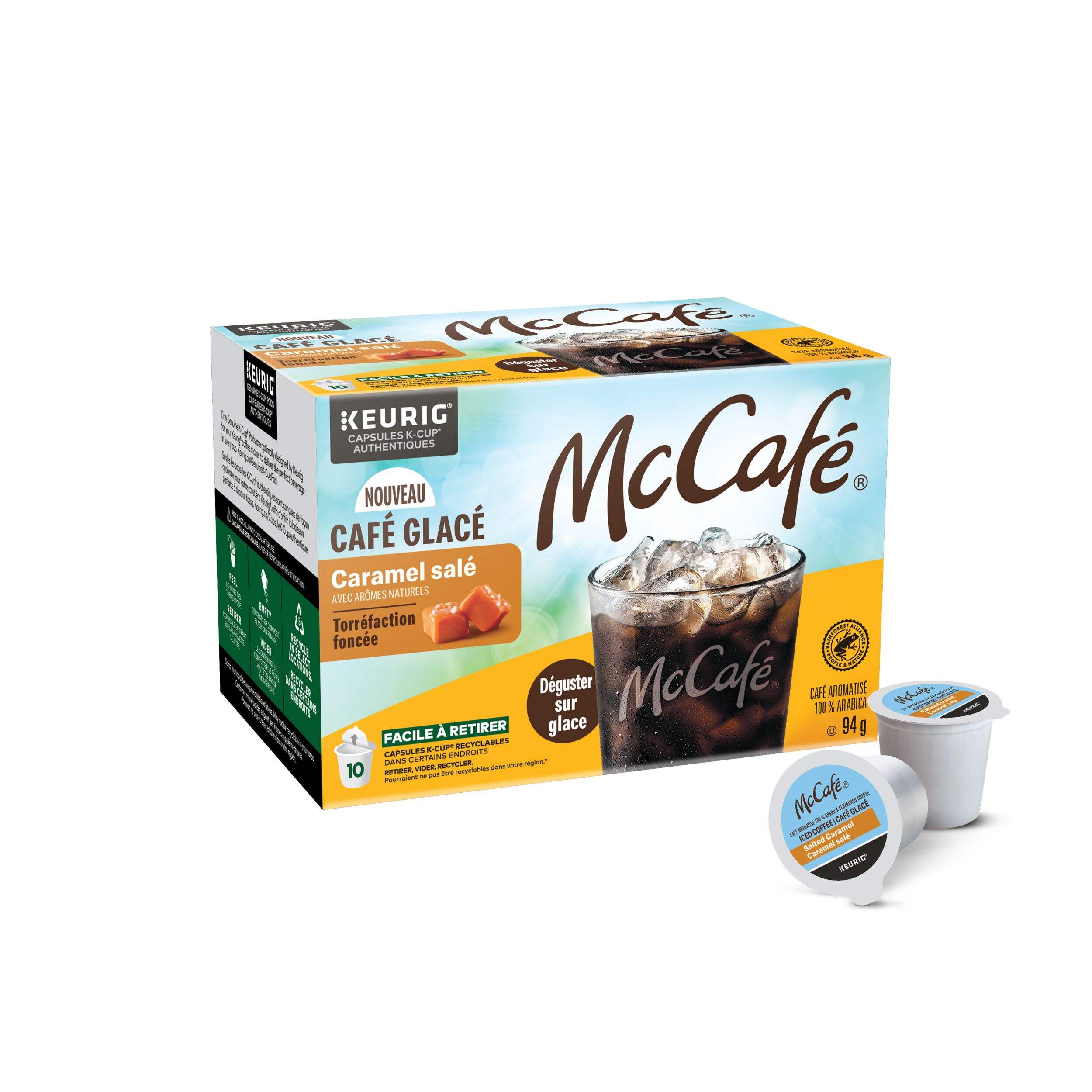 McCafe Brew Over Ice Salted Caramel, K-Cup Coffee Pods,10-pk Composite_or_Mixed