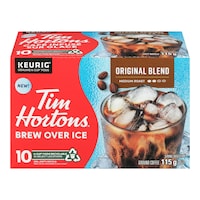 Dosettes K-Cup Tim Hortons infusé sur glace, mélange original, paq. 10 Front_Elevated