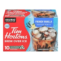 Dosettes K-Cup Tim Hortons infusé sur glace, Vanille française, paq. 10 Front_Elevated