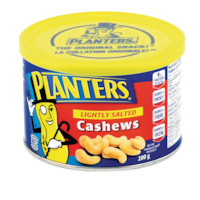 Planters Lightly Salted Cashews Tin, 200-g