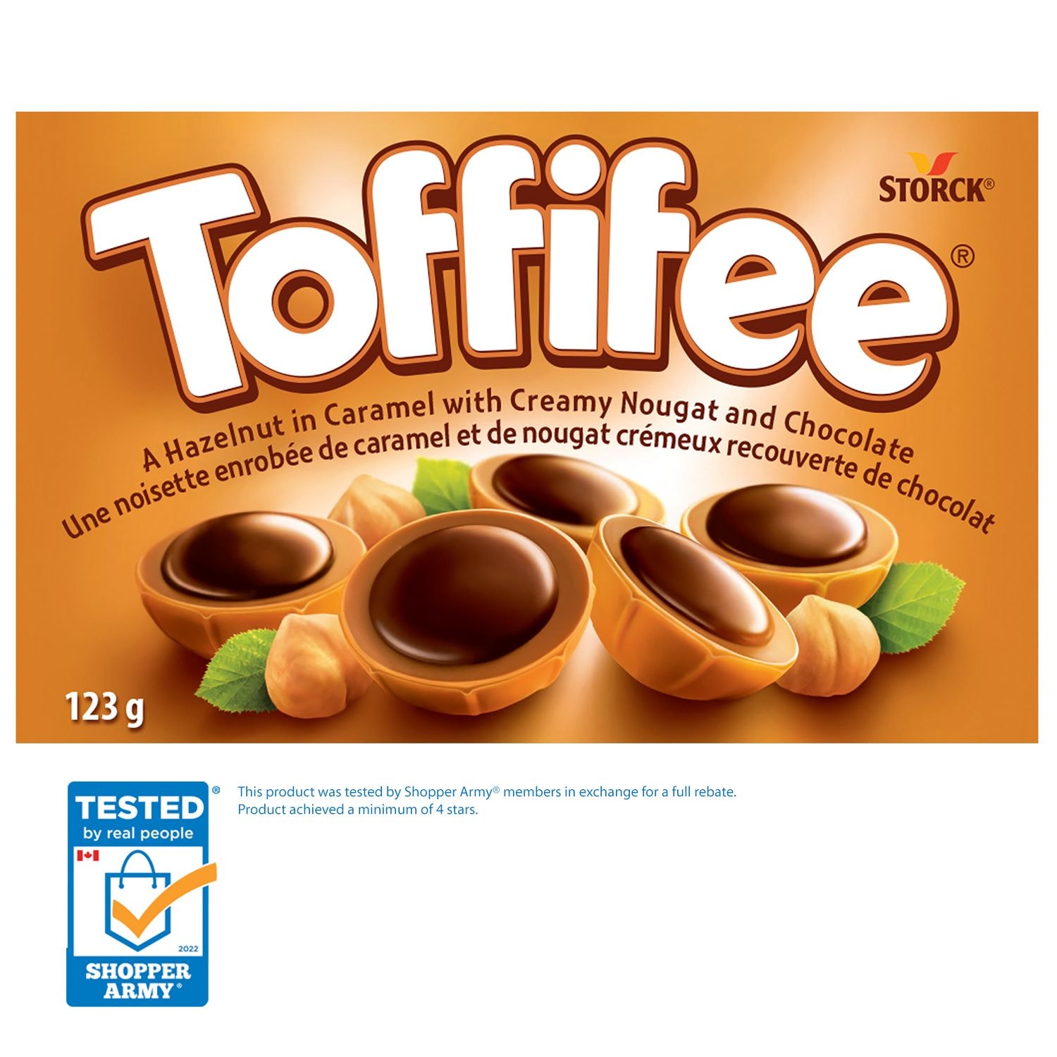 Toffifee® Hazelnut in Caramel with Creamy Nougat And Chocolate Candy ...