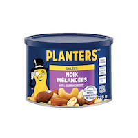 Boîte de mélange de noix salées Planters, 60 % d'arachides, 225 g Front_Elevated