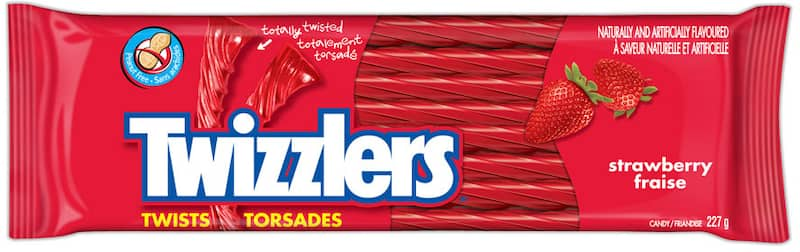 Twizzlers Strawberry Twists Candy, 227-g | Canadian Tire