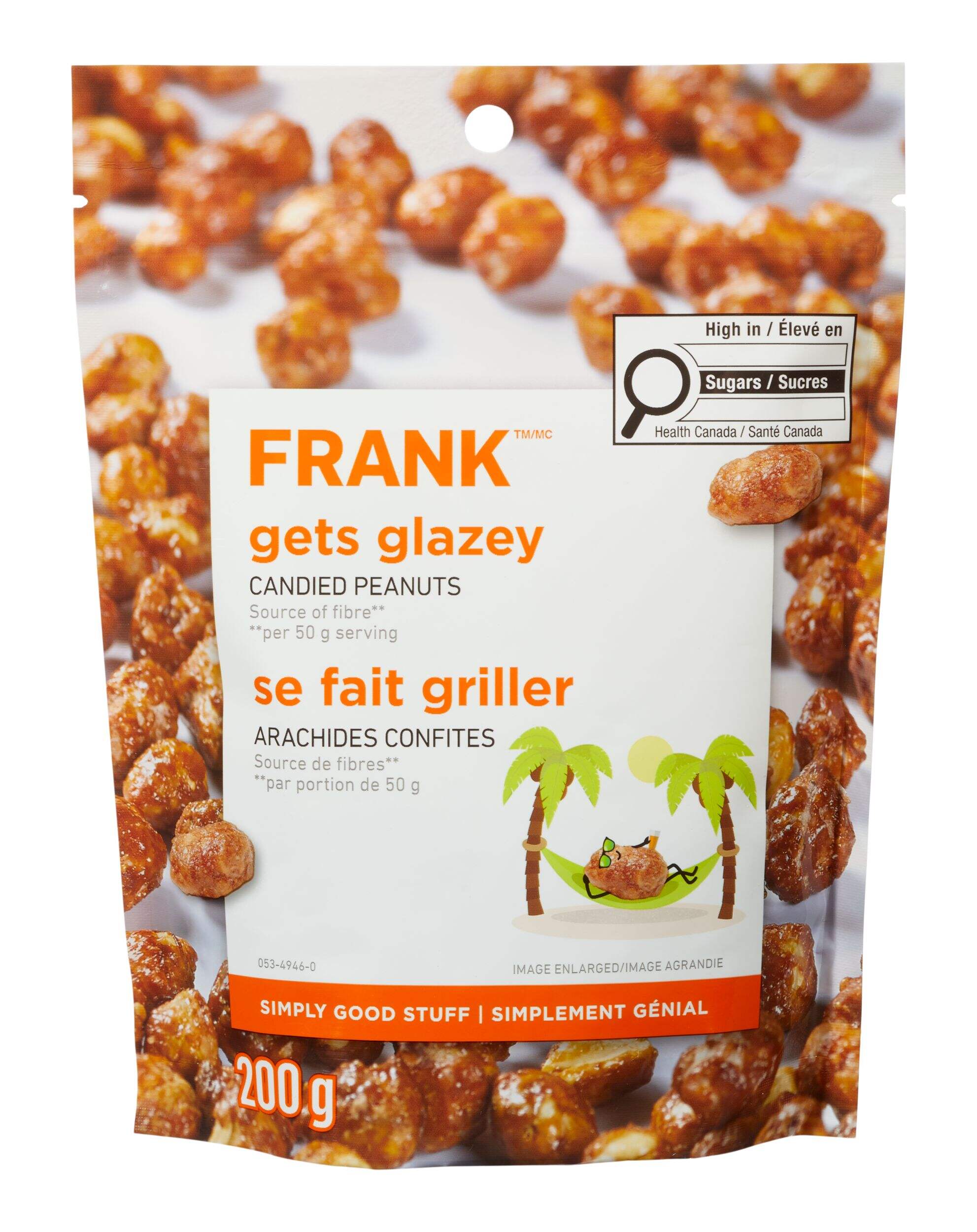 FRANK Candied Peanuts, 200-g Front_Flat