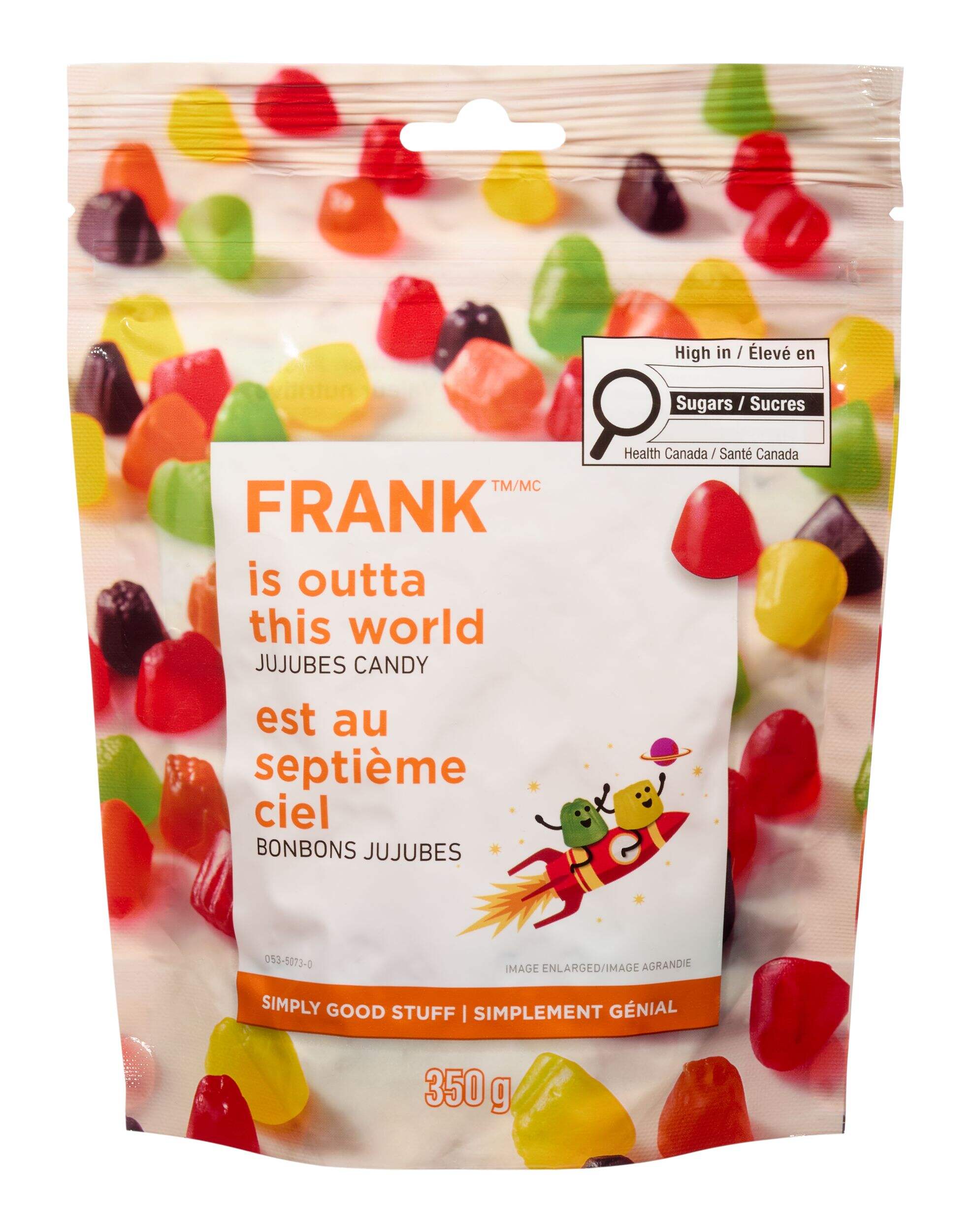 FRANK JuJubes Candy, 350-g Front_Flat