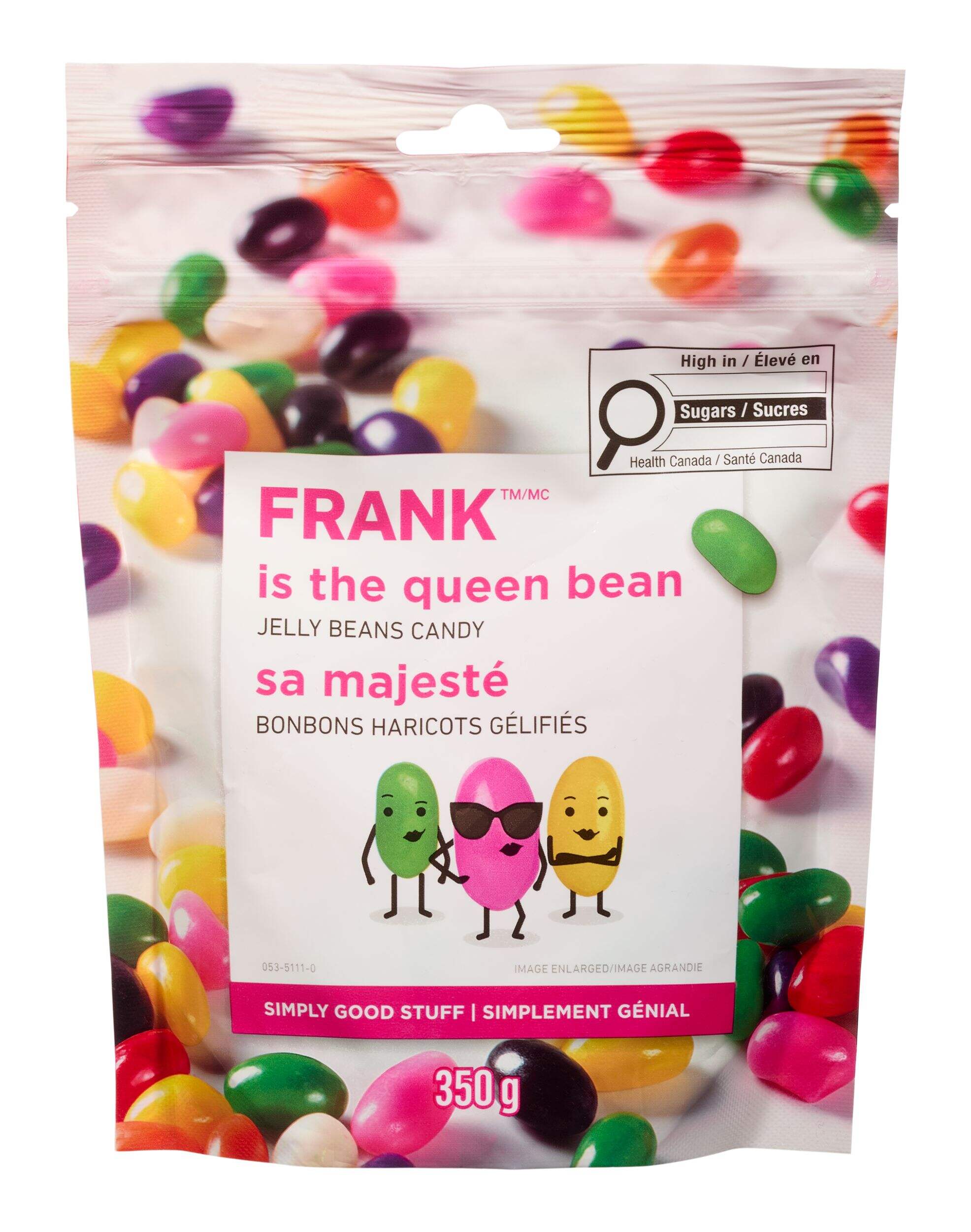 FRANK Jelly Beans Candy, 350-g Front_Flat