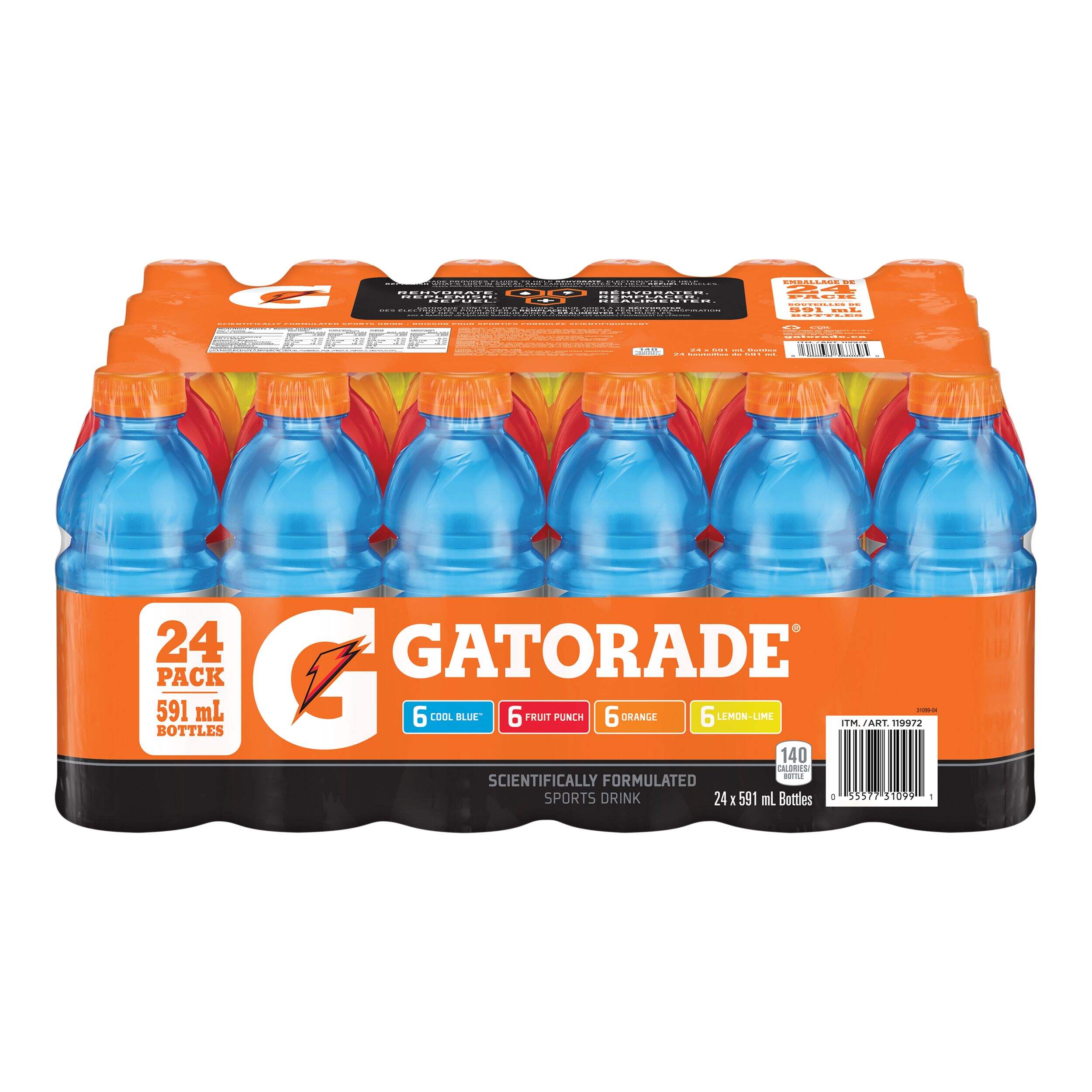 Gatorade Perform Sports Drink Variety Pack, 24 x 591-ml Front_Elevated