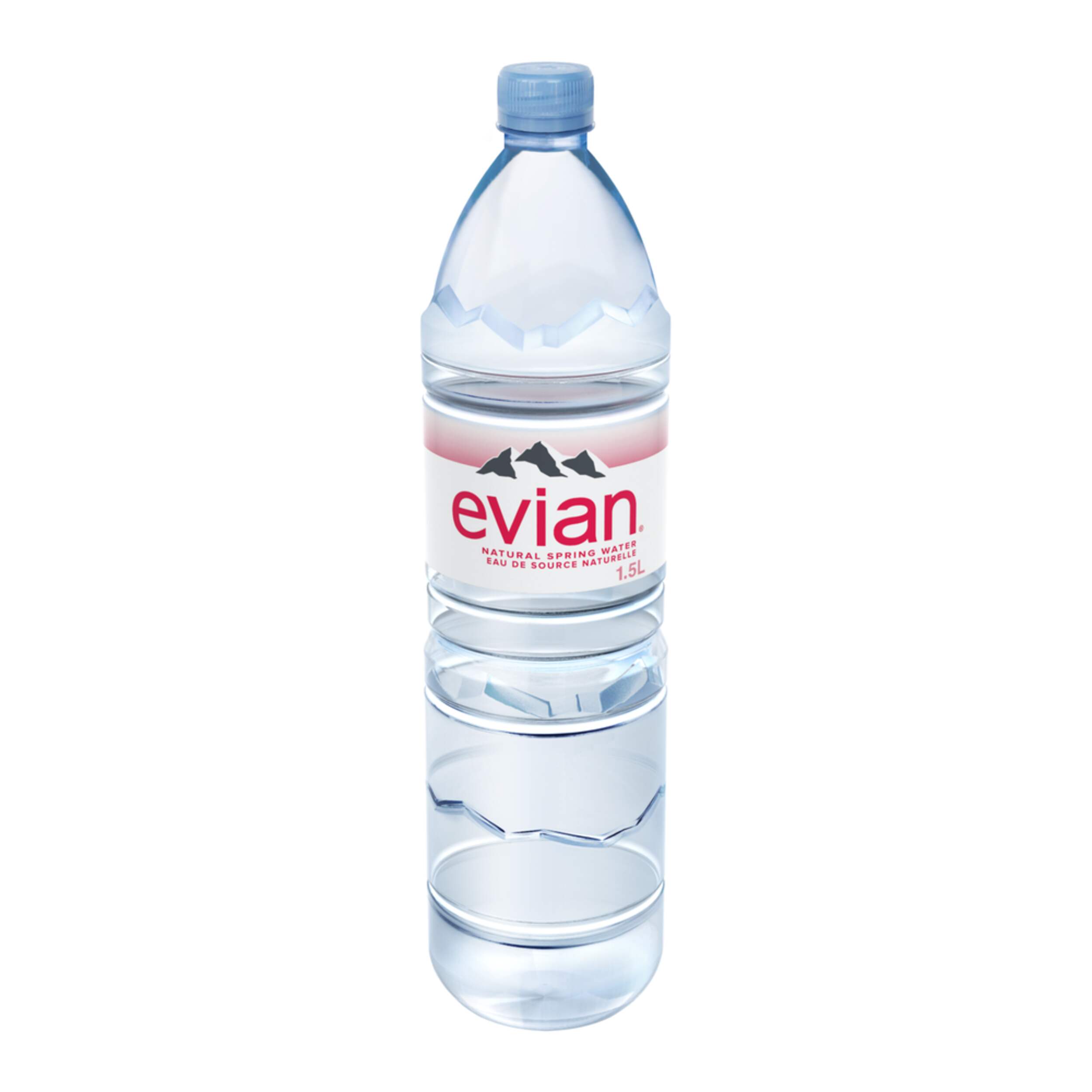 Evian Natural Spring Water, 1.5-L Front_Flat