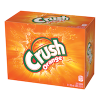 Crush Orange Soda, 12 x 355-ml Front_Angled_Left