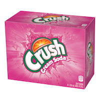 Crush Cream Soda, 12 x 355-ml Front_Angled_Left