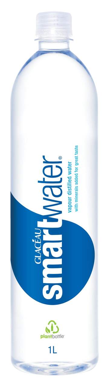 Glaceau Smartwater Bottle, 1 L.