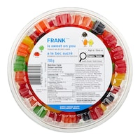 FRANK Thinga-ma-blobs Gummy Candy Tub, 700-g Overhead_Flat