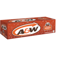 Racinette sans caféine A&W, 12 x 355 mL Front_Angled_Right