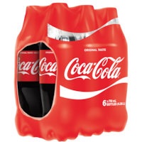 Coca-Cola Coke Classic, 710-mL, 6-pk Front_Three_Fourths_Angled_Right
