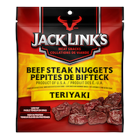 Jack Link's Teriyaki Beef Steak Nuggets, 81-g Front_Flat