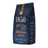 Folgers 1850 Midnight Gold Dark Roast Ground Coffee, 340-g Front_Three_Fourths_Angled_Left