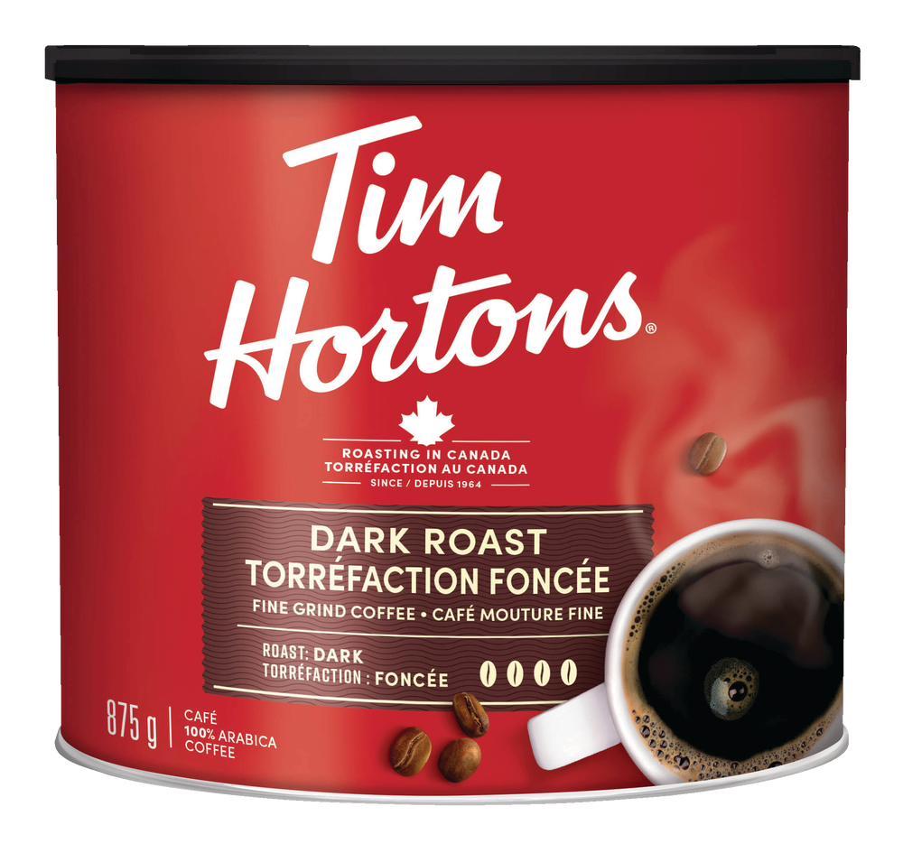Dark Roast Ground Coffee, 875-g Tim Hortons