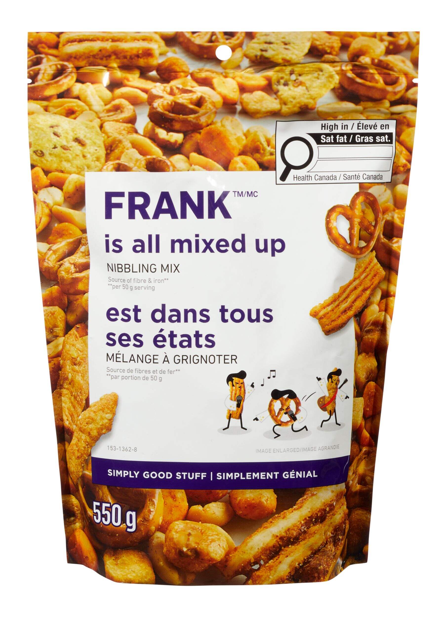 FRANK Nibbling Snack Mix, 550-g Front_Flat