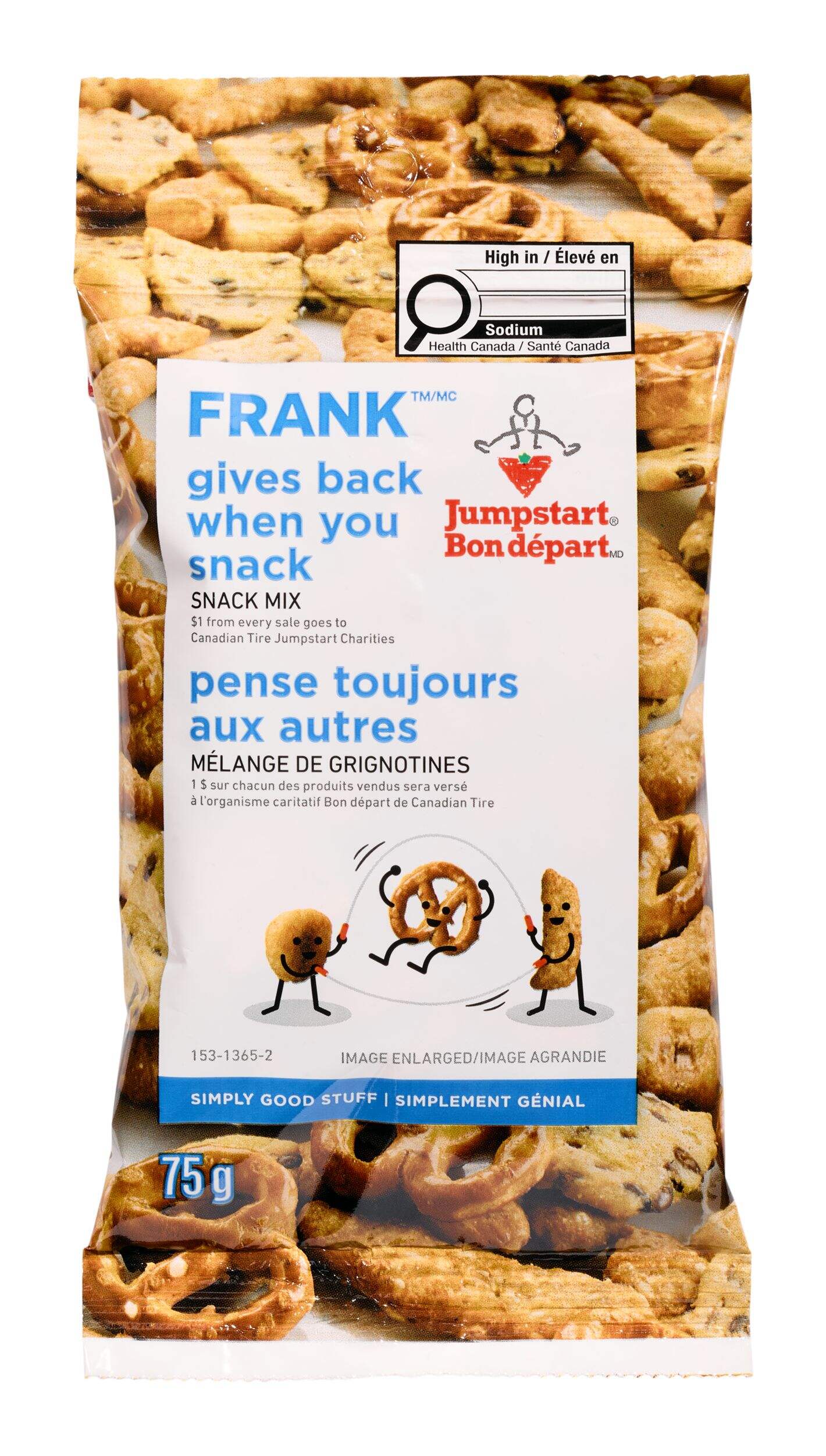 FRANK Jumpstart Snack Mix, 75-g Front_Flat