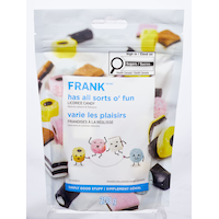 FRANK All Natural Allsorts Licorice Candy, 200-g