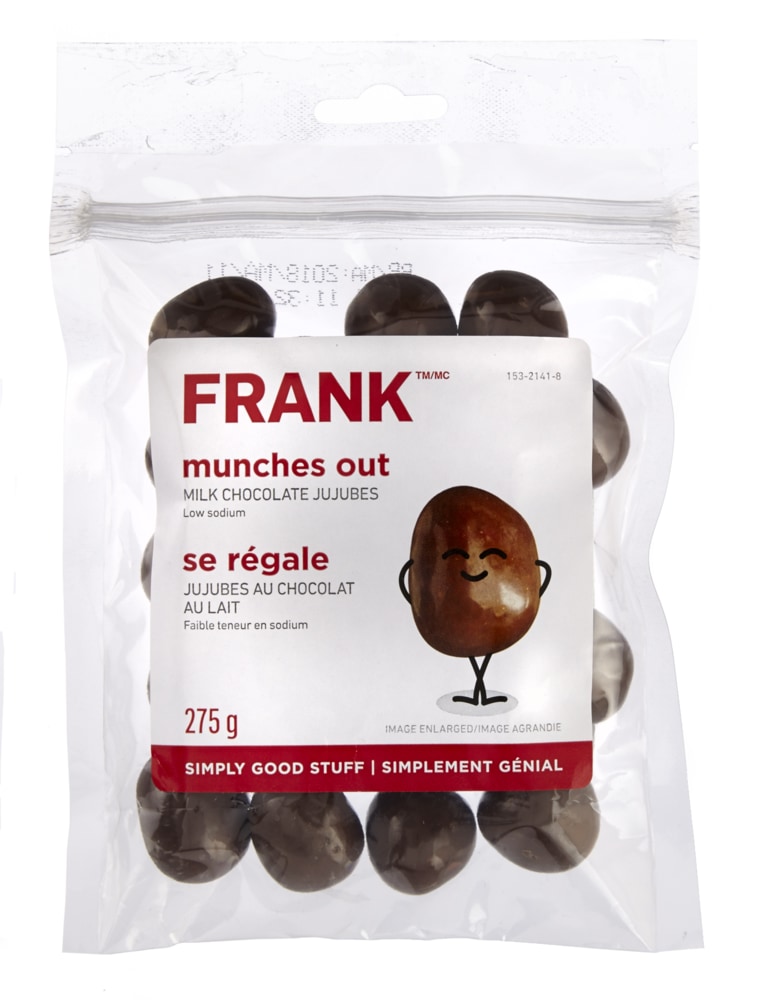 FRANK Chocolate Covered Jujubes, 275g Canadian Tire
