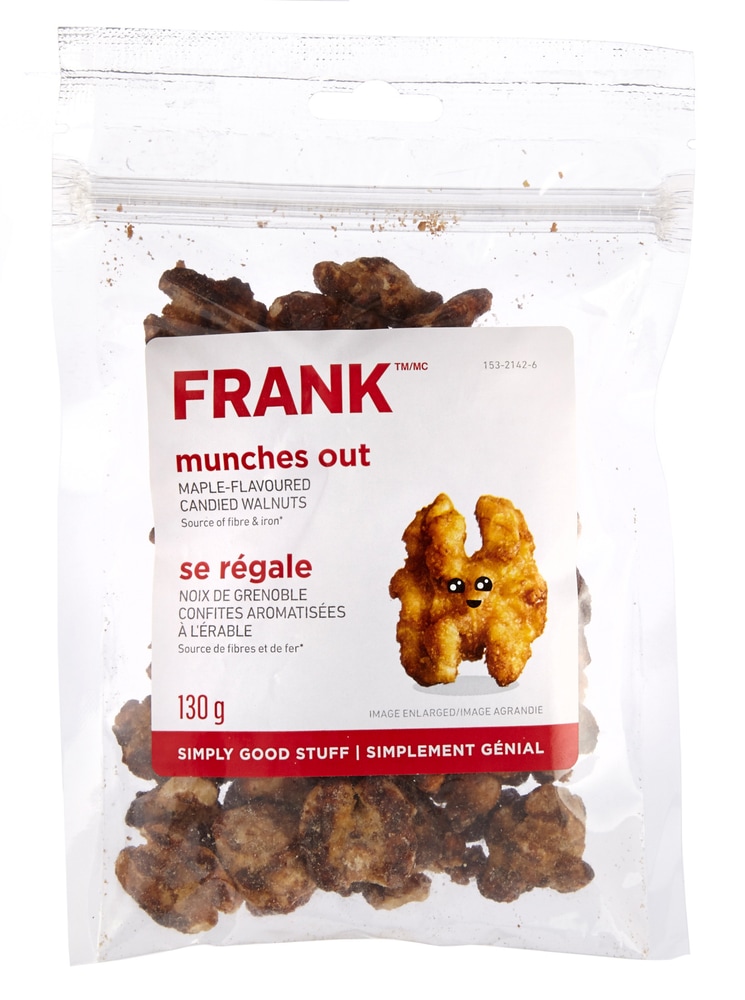 FRANK Maple Vanilla Walnuts, 130g Canadian Tire