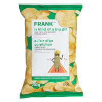 FRANK Dill Pickle Potato Chips, 200-g Front_Flat