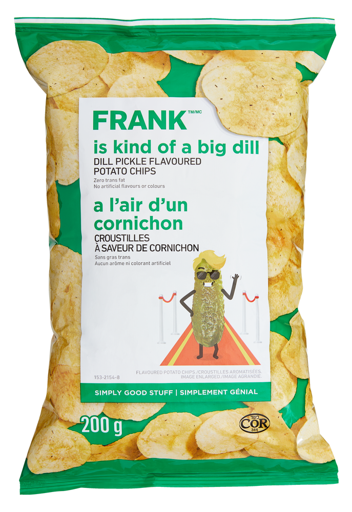 FRANK Dill Pickle Potato Chips, 200g Canadian Tire