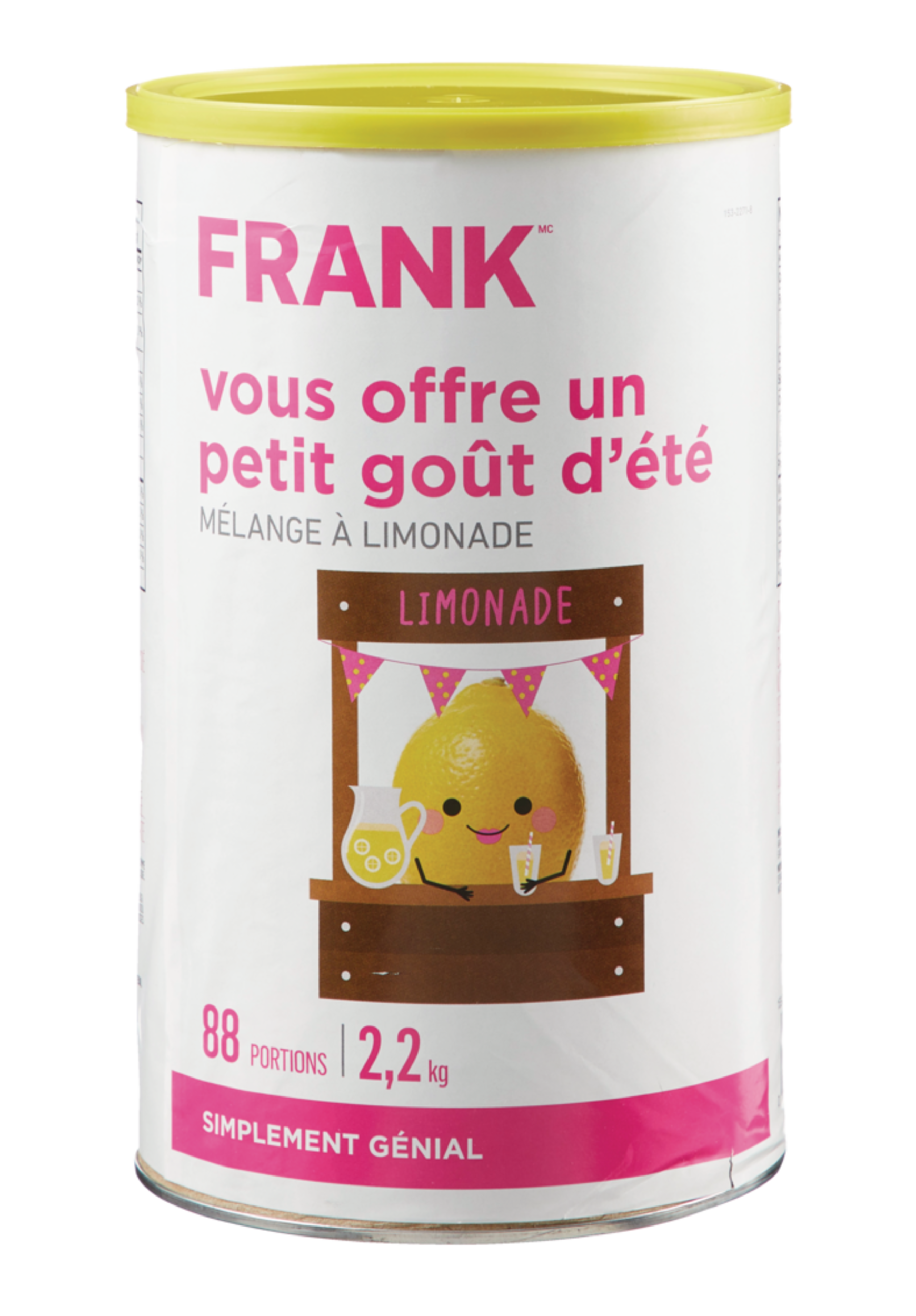 Mélange pour limonade FRANK, 2,2 kg Front_Elevated