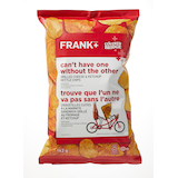 FRANK + Covered Bridge Grilled Cheese & Ketchup Potato Chips, 142-g