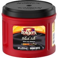 Folgers Black Silk Ground Coffee,641-g Front_Elevated