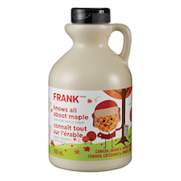 Sirop d'érable pur à 100 % FRANK, 600 mL Front_Flat