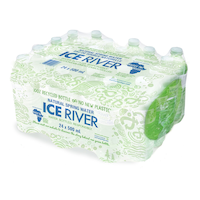 Eau de source naturelle en bouteille Ice River Green, 24 x 500 mL