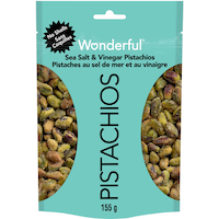 Wonderful Pistachios No Shell Sea Salt & Vinegar Pistachios, 155-g