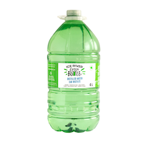 Ice River Green Bottle Distilled Water, 4-L Front_Flat
